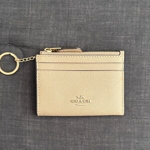 Coach Tan Card Holder